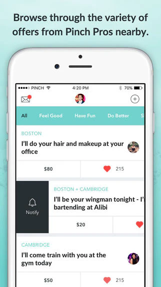 Pinch - Get Help. Be Happy.