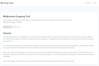 MJ Image Cropping Tool gallery image