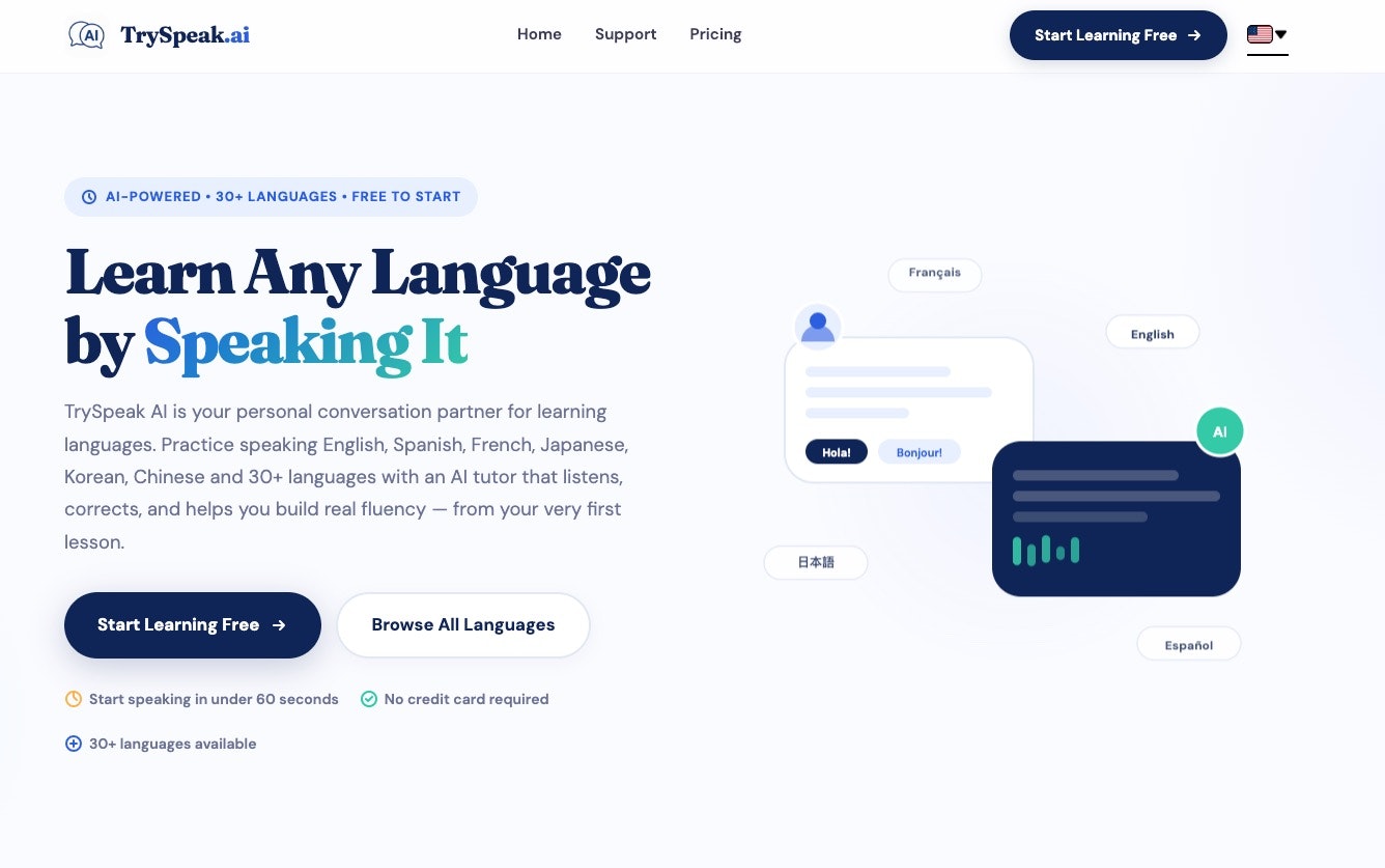 TrySpeak.ai gallery image