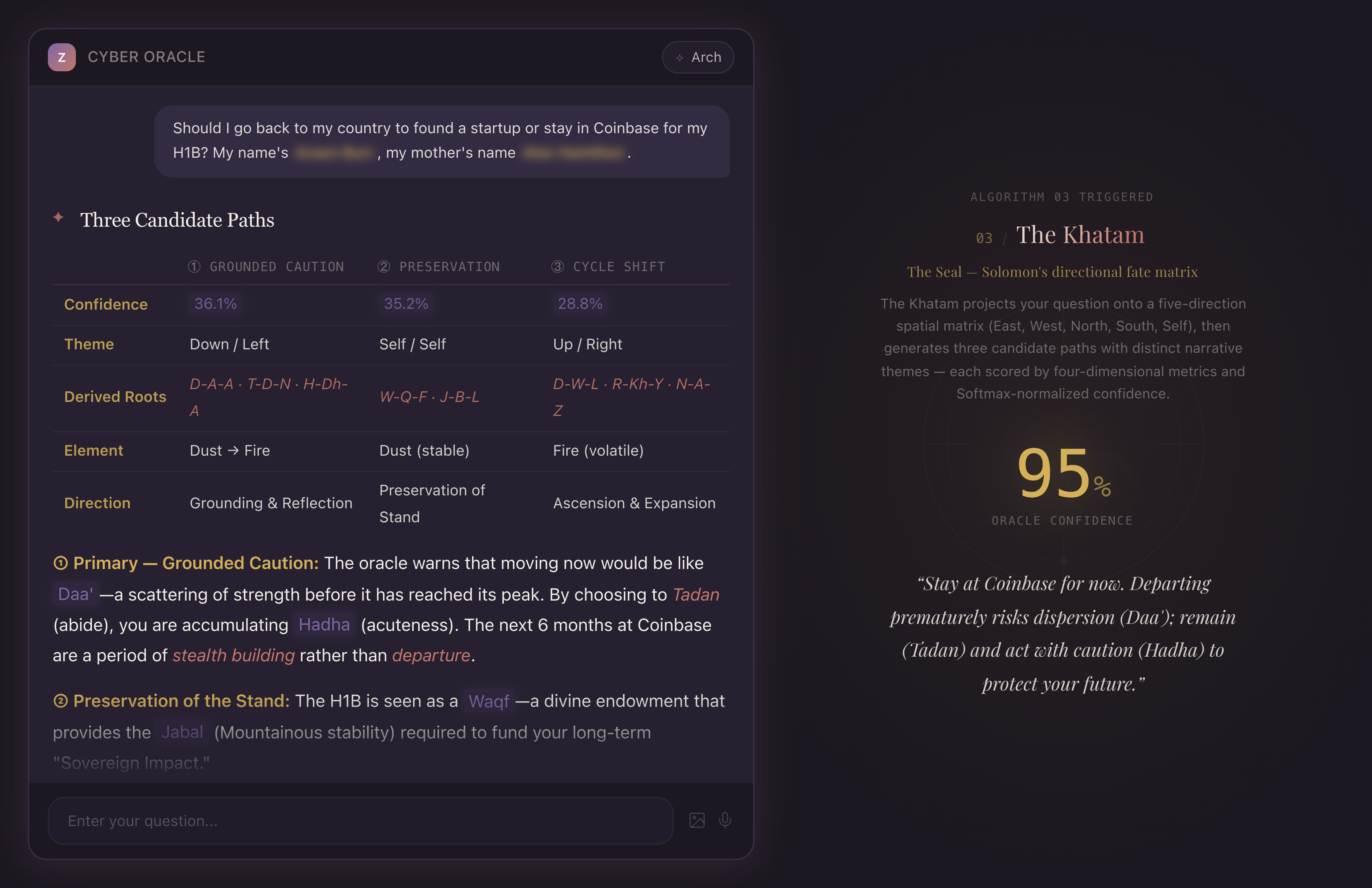 Zypher: Cyber Oracle - Screenshot 5 showing product features and functionality