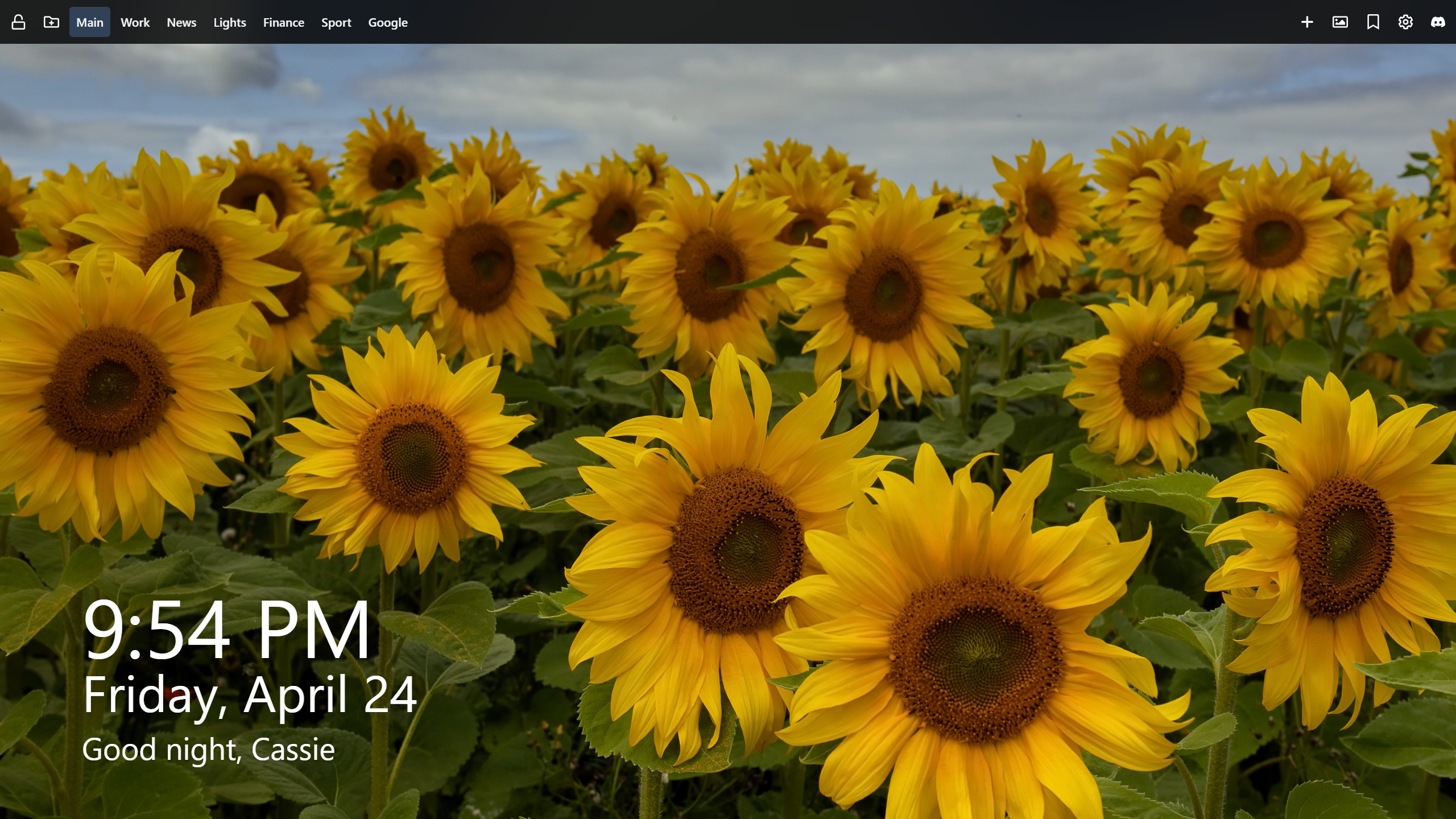 New Tab Widgets gallery image