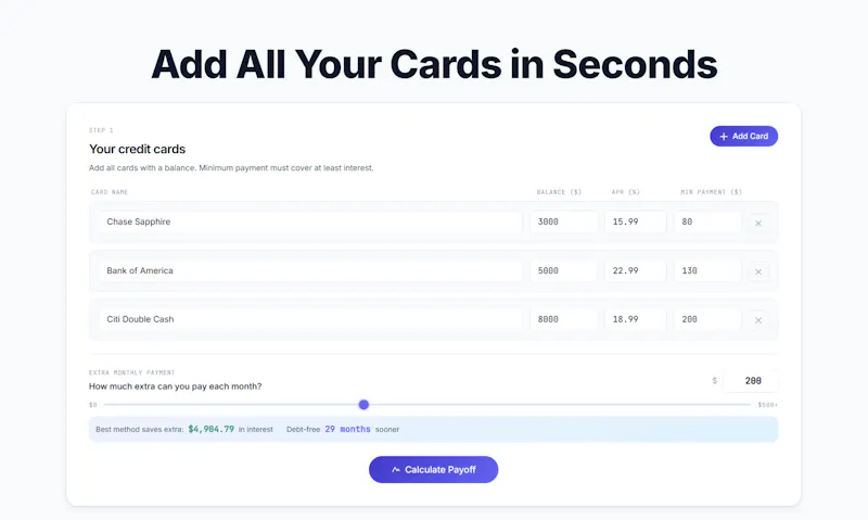 OweCard screenshot 4