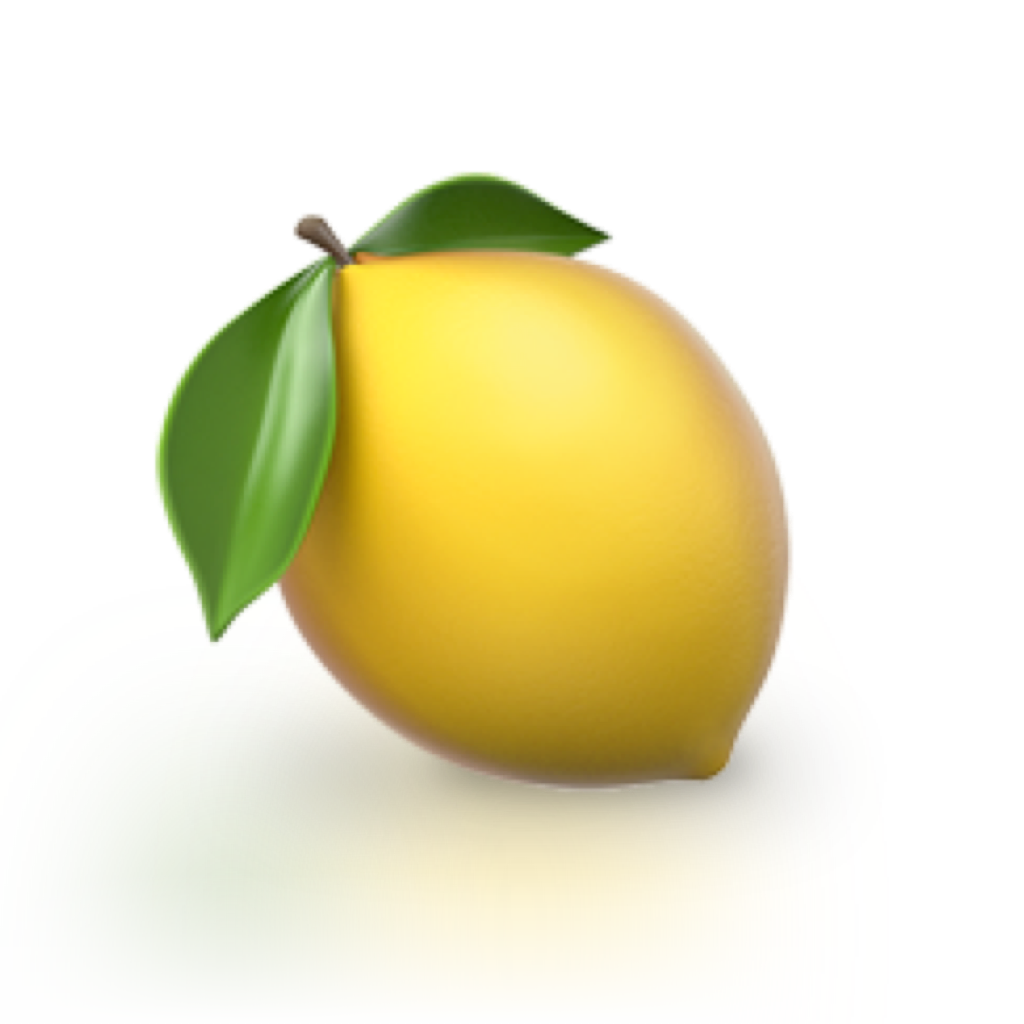 Lemon emoji tinder