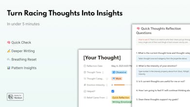 Mind Reflection & Thought Tracker gallery image