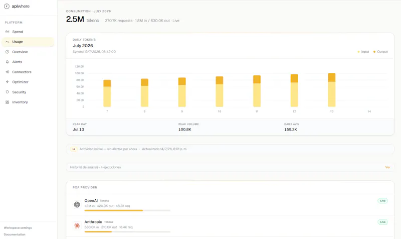APIWhere screenshot 1