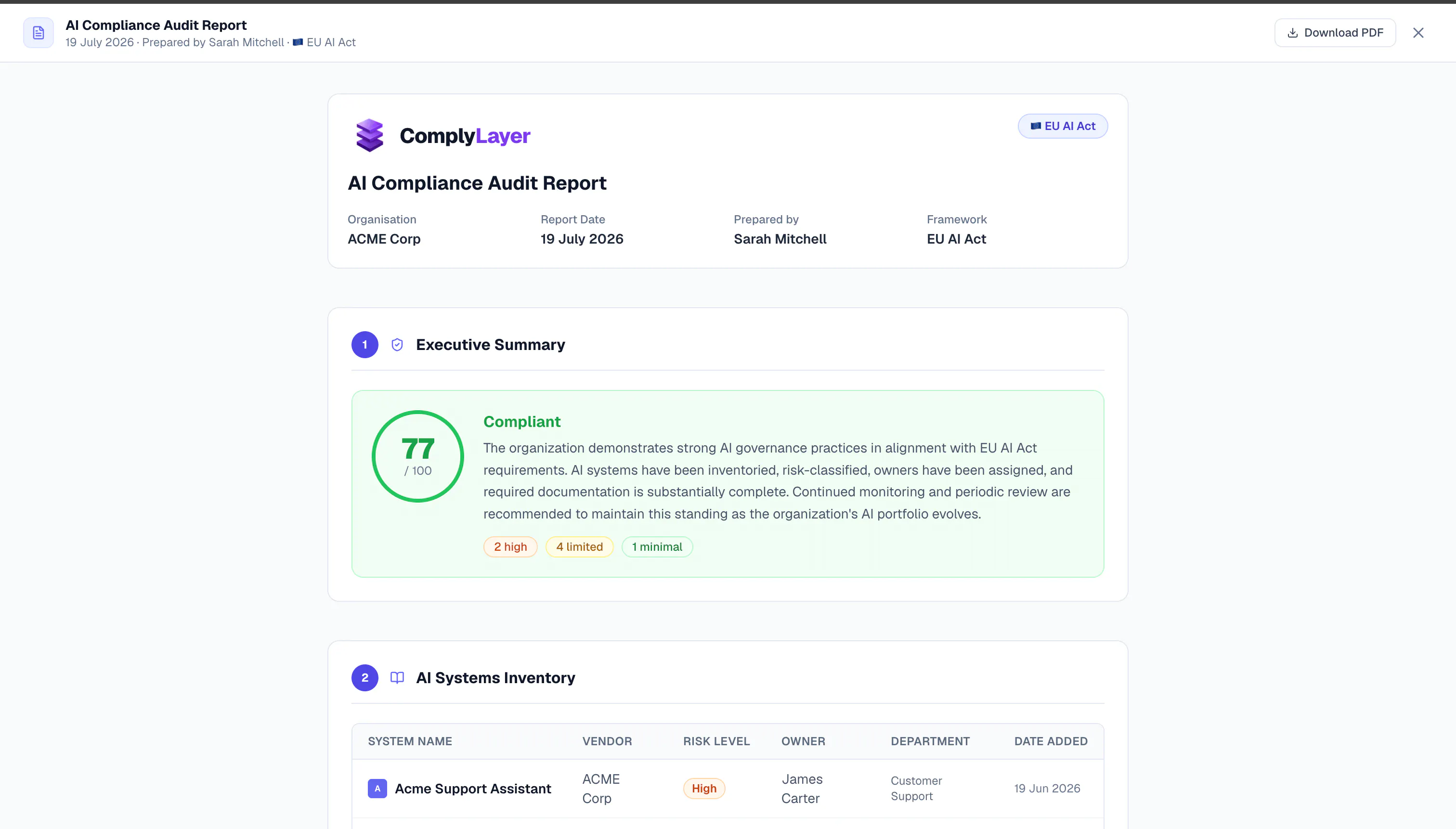 ComplyLayer gallery image