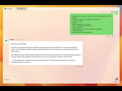 startuptile ChatTab-The ChatGPT Mac app for minimalist enthusiasts