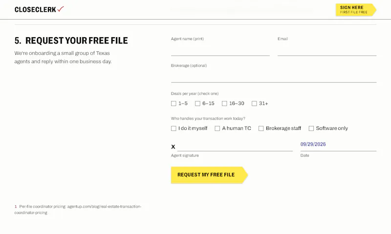 CloseClerk screenshot 1
