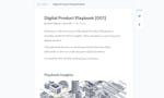 Digital Product Playbook image