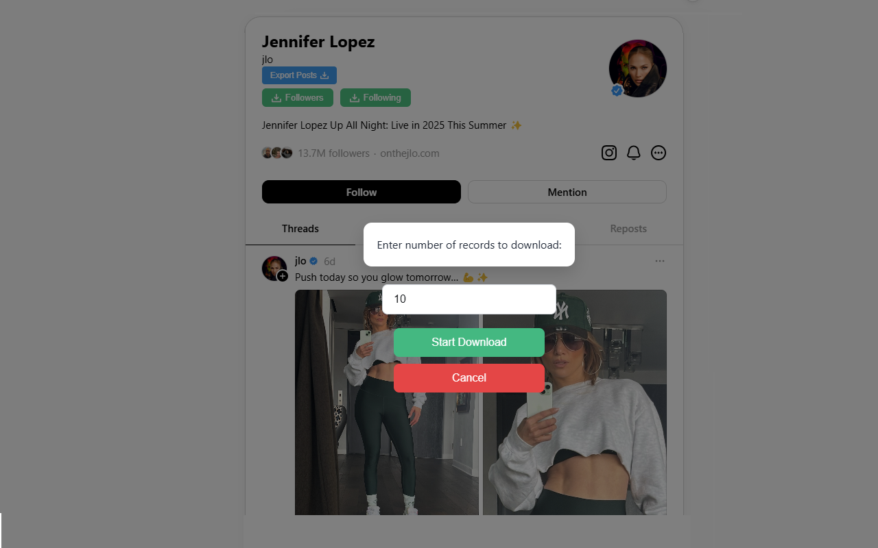 Threads Exporter gallery image