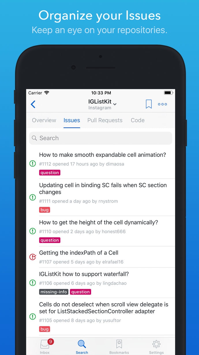 GitHawk gallery image