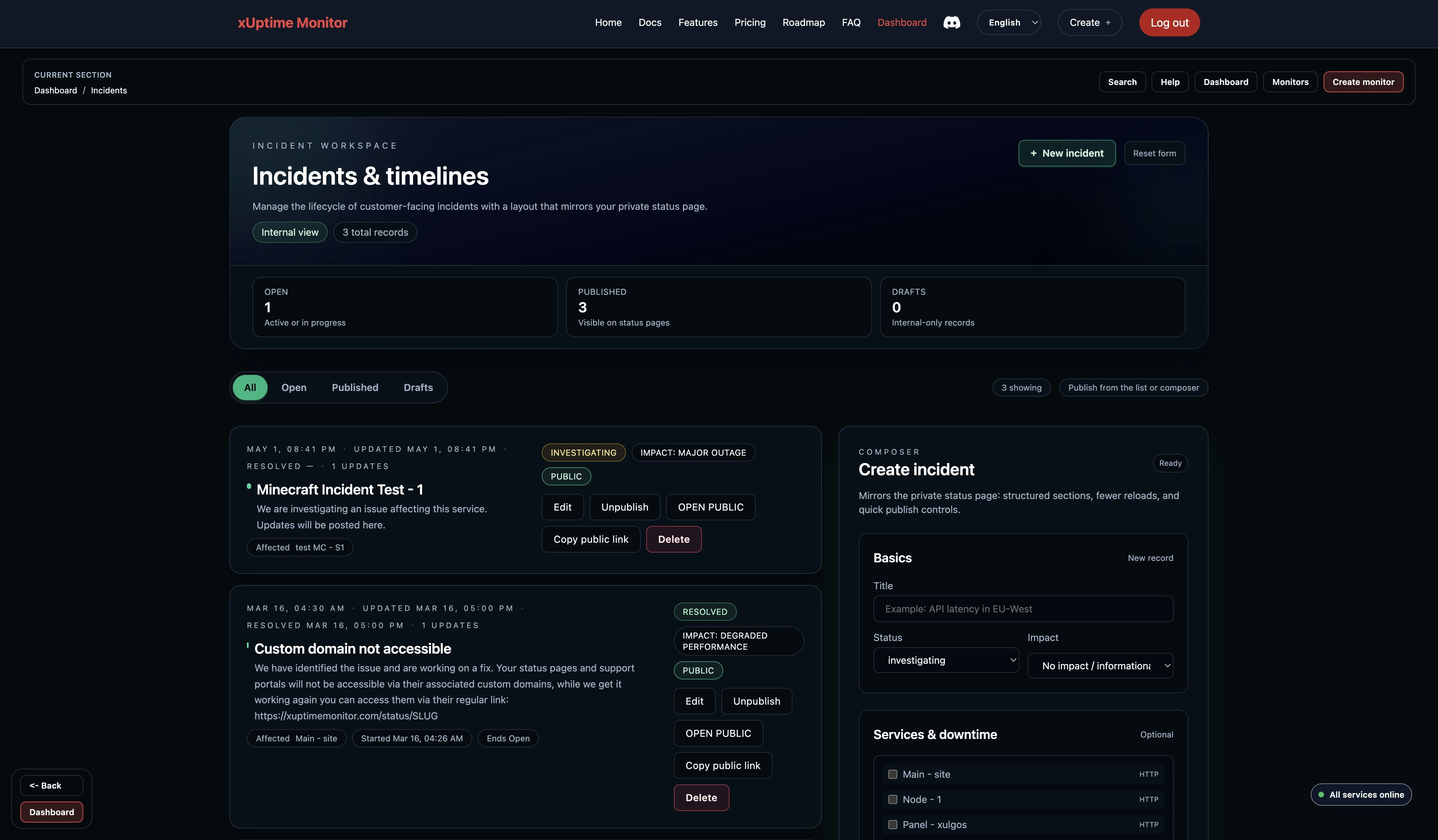 xUptimeMonitor gallery image