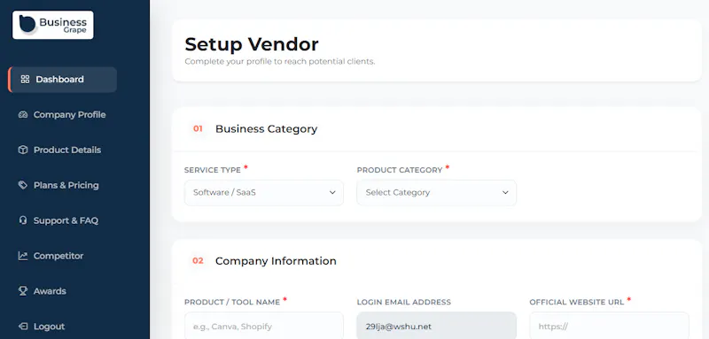BusinessGrape screenshot 3