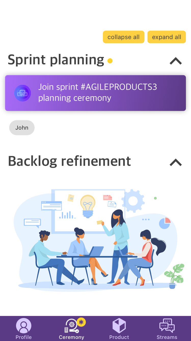 Nền tảng hợp tác Agile của PAMA Team media 16