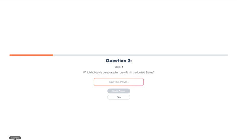 Kwizaa Alpha screenshot 1