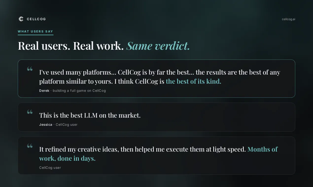 CellCog screenshot 2