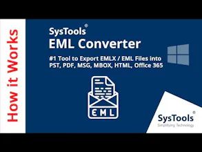 SysTools EML to PST Converter Software gallery image
