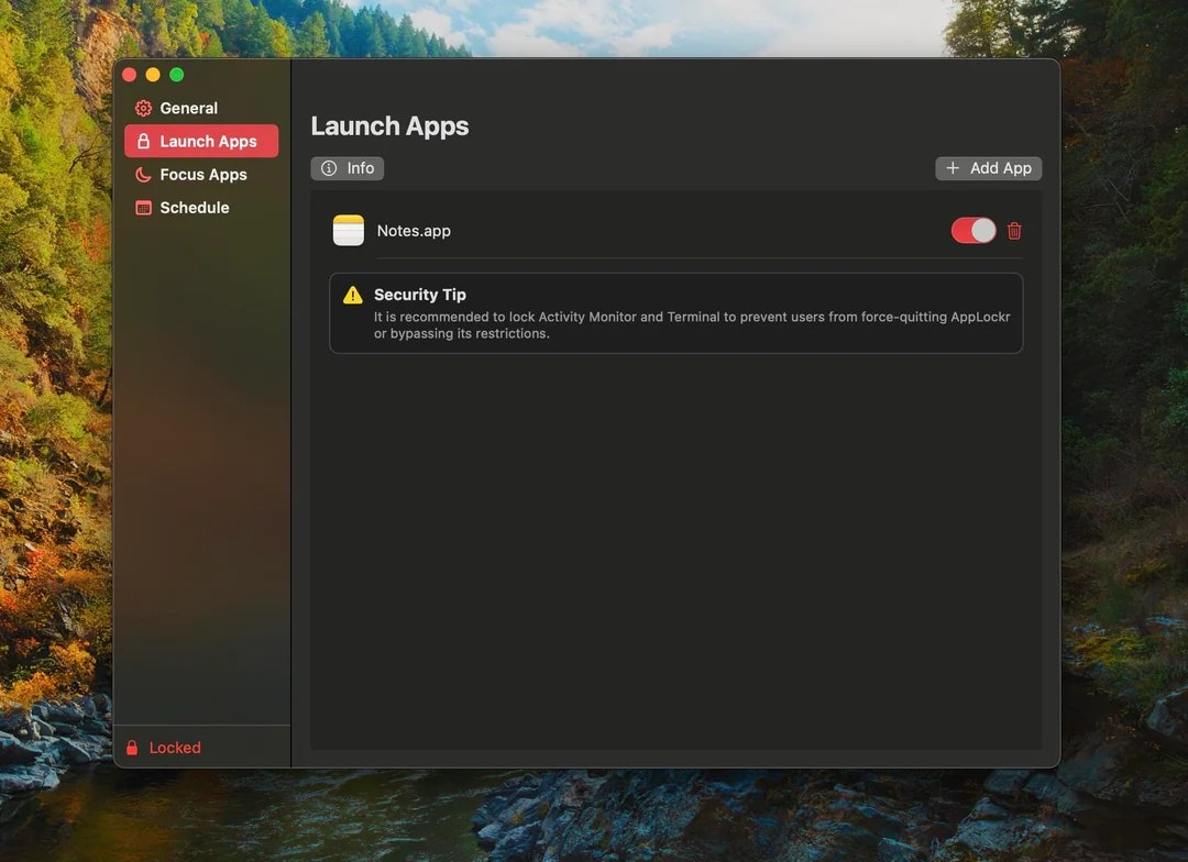 AppLockr - AppLockr — Lock Any App on macOS Behind Authentication! media 1