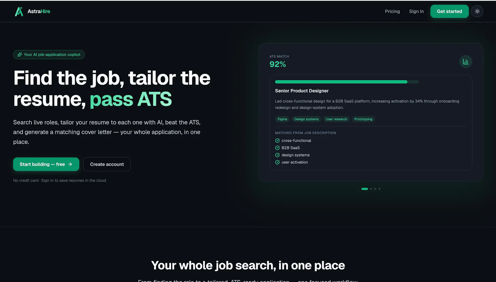 AstraHire screenshot 2