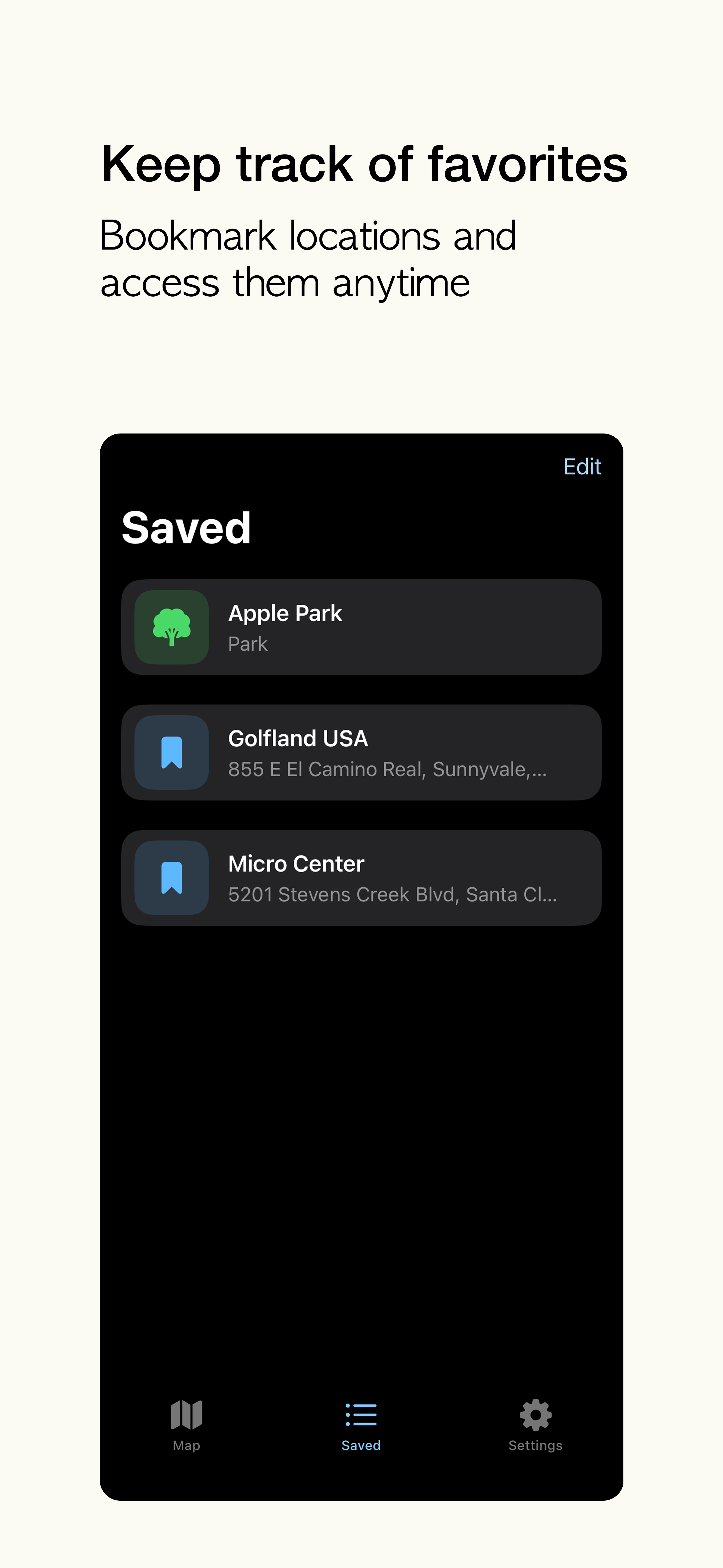 SpotSignal - Main screenshot showing features and interface