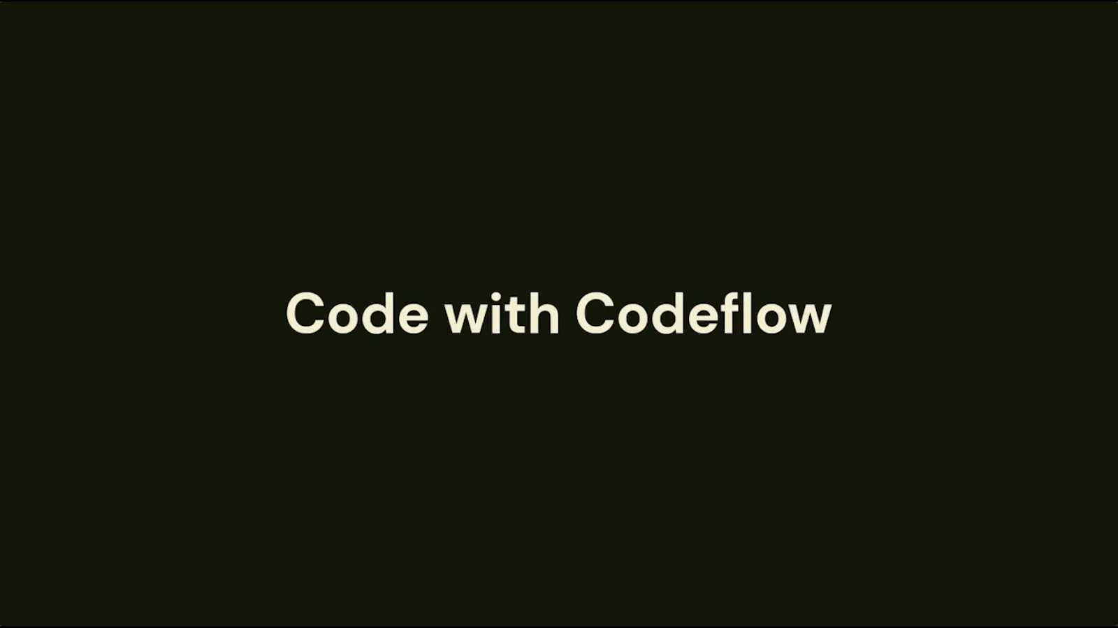 Codeflow screenshot 1 (video preview)