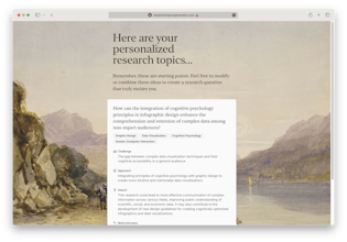 Research Topics Generator gallery image