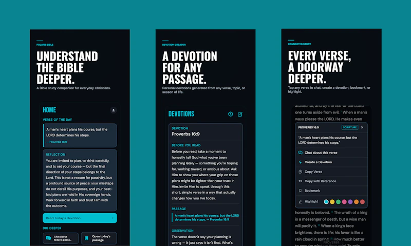 Polaris Bible iOS app launch screenshot 3