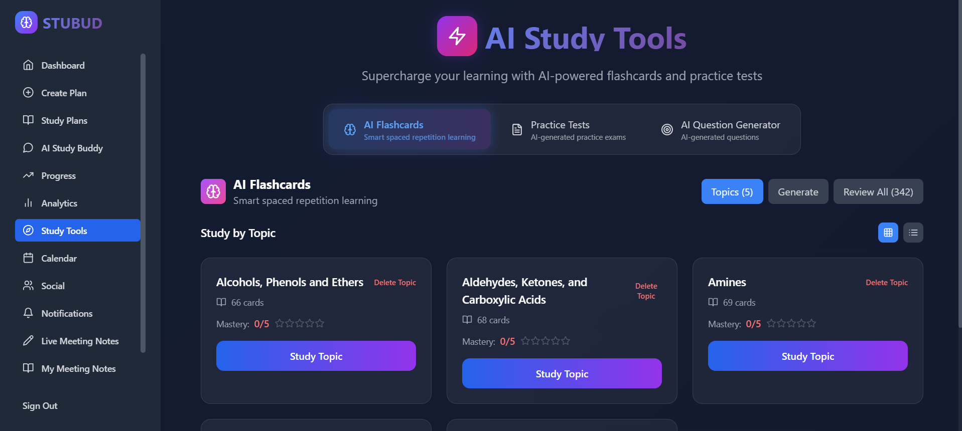 وسائط ستوبود - حول المنهج الخاص بك إلى مجموعات أسئلة اليومية الذكية باستخدام الذكاء الاصطناعى 14