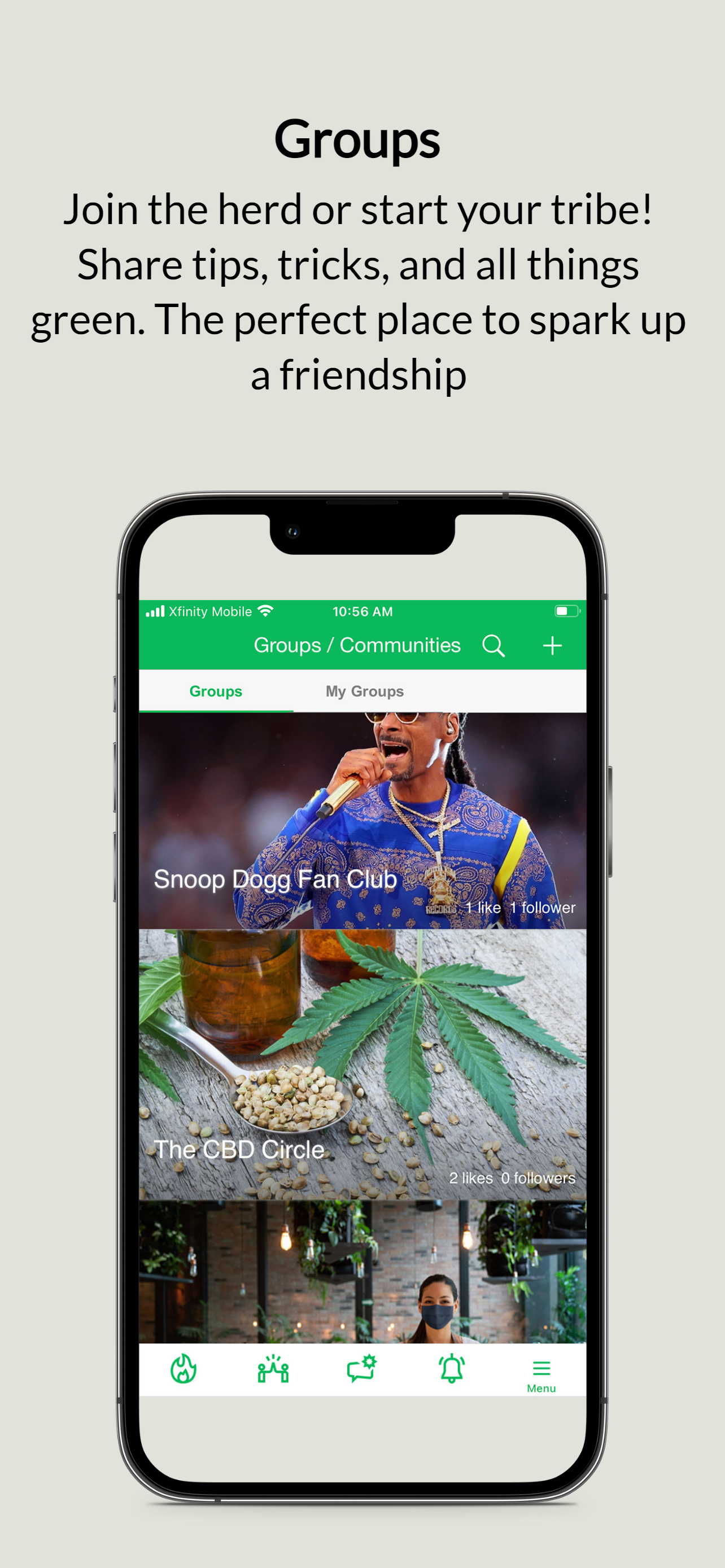 Media Greenlync xã hội - Một ứng dụng mạng xã hội cho những người đam mê cần sa 9