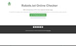 Robots.txt Online Checker image