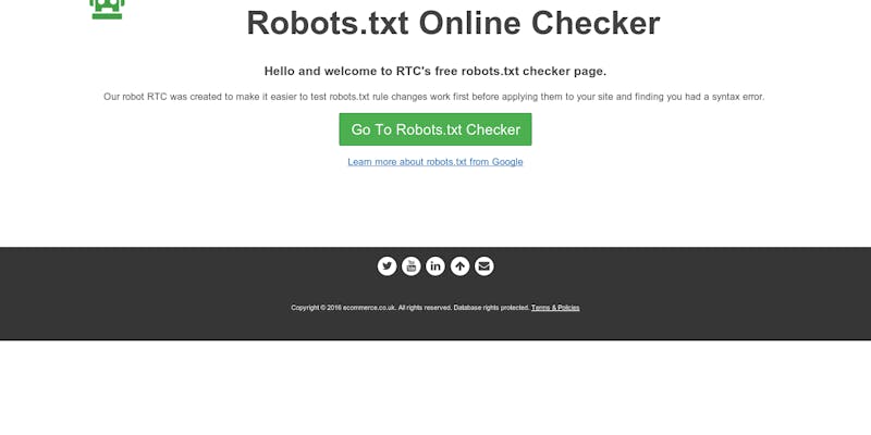 Robots.txt Online Checker media 1