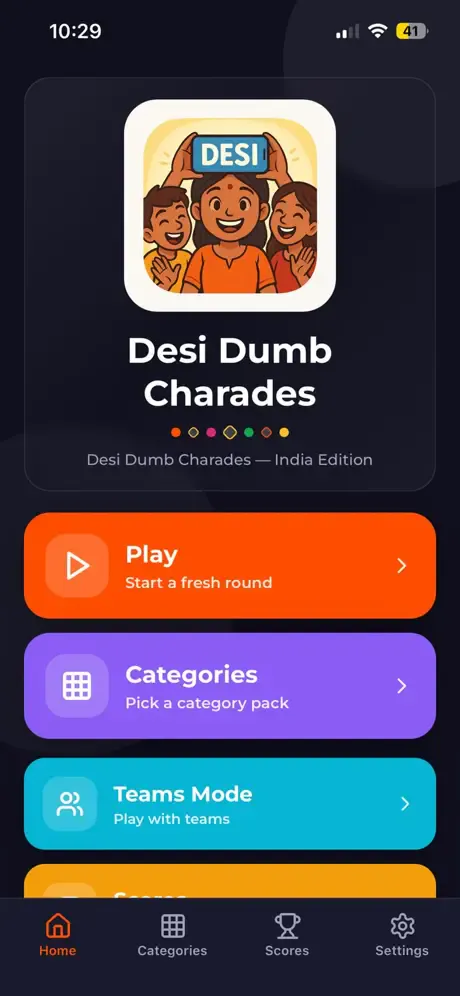 Desi Dumbcharades Party Game
