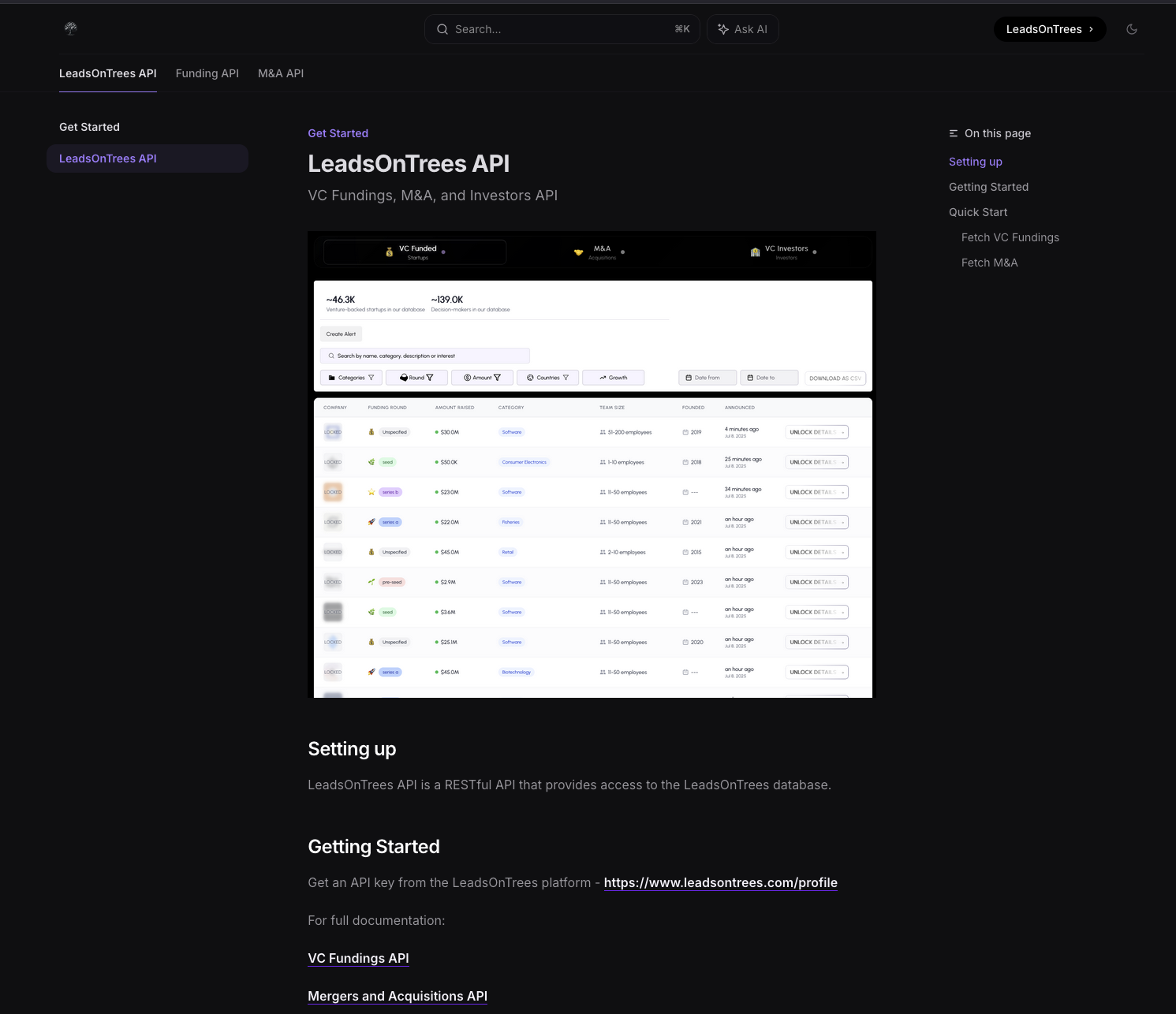 VC Fundings & Acquisitions API - API живого потока данных в VC Fundings & Acquisitions медиа 3