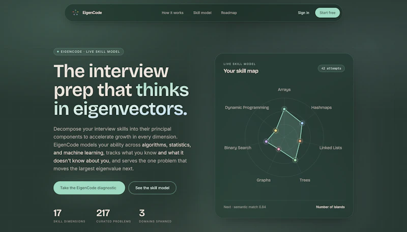 EigenCode screenshot 1