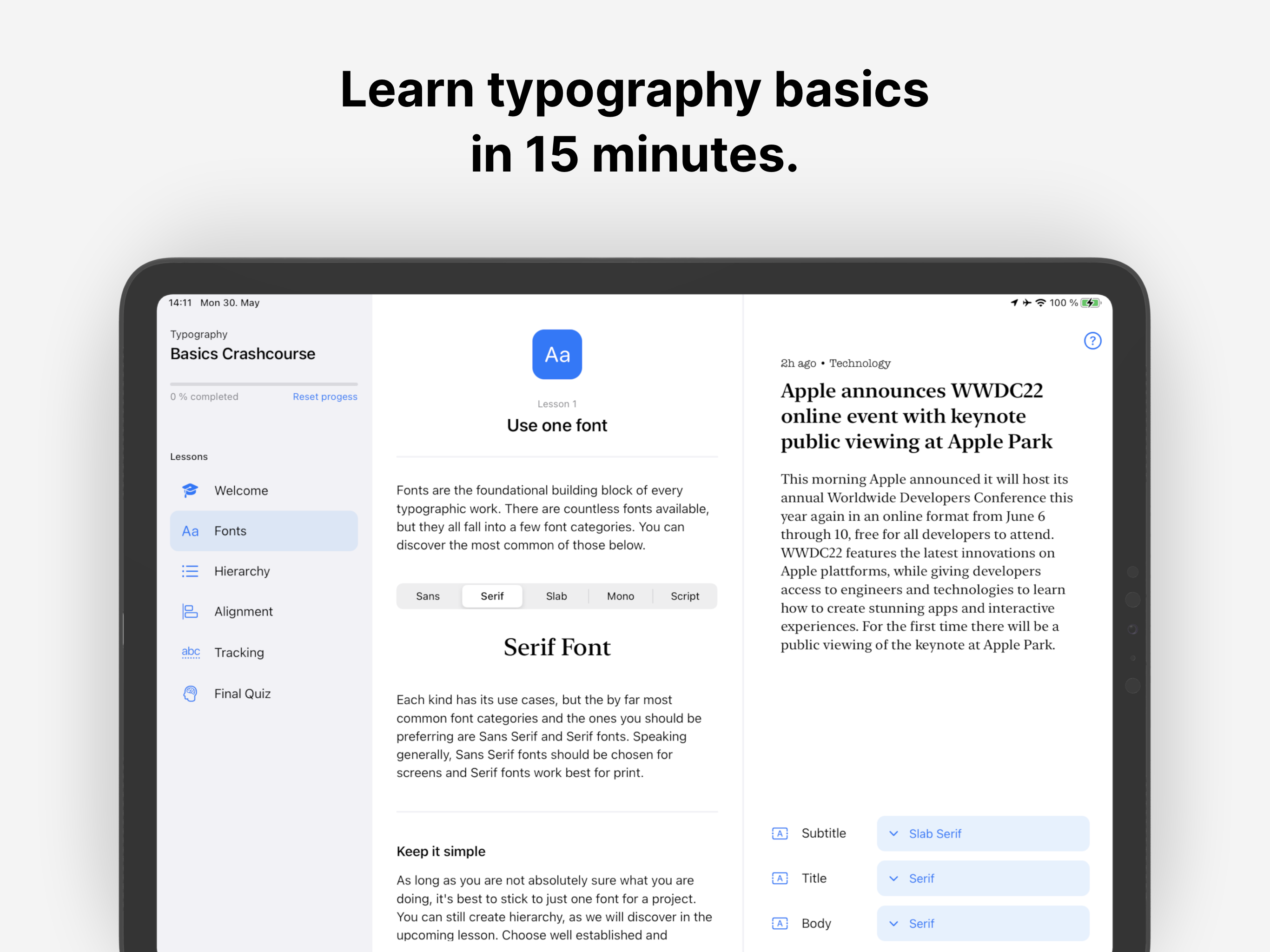 Typoversity - Learn the fundamentals of typography media 1
