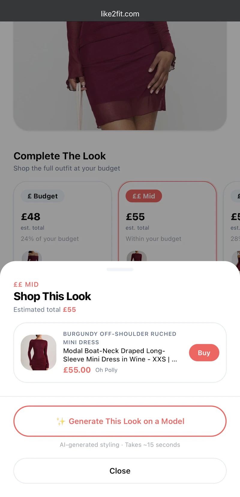 Like2Fit screenshot 9