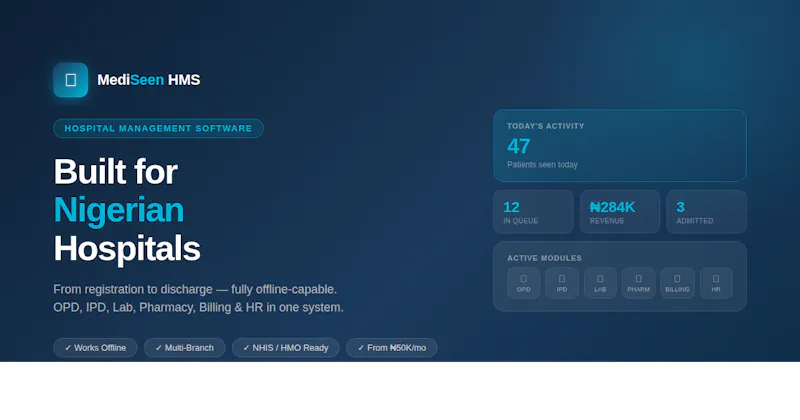 MediSeen HMS screenshot 1