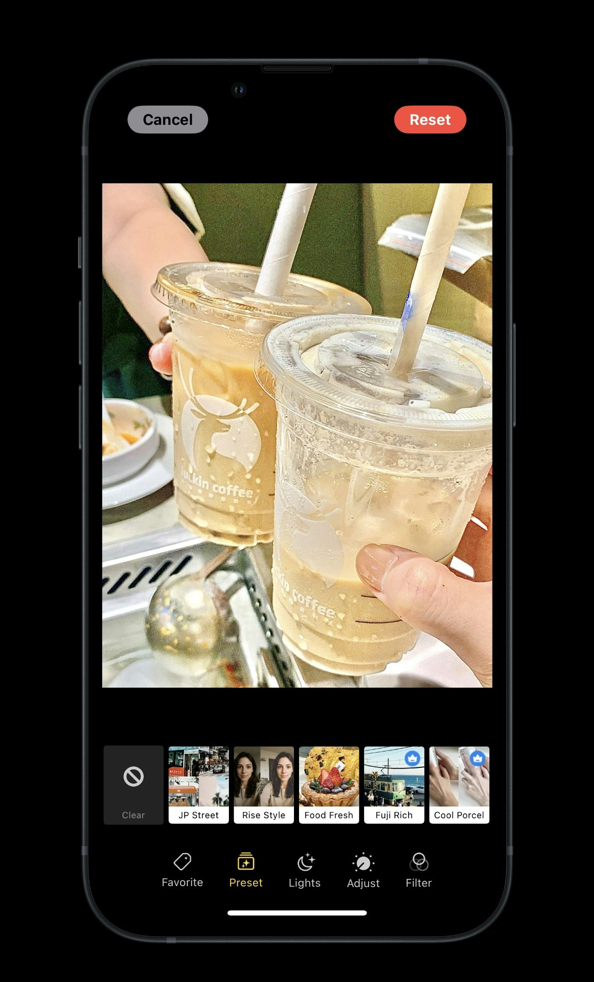 وسائط realpreset - 1 انقر المسبق لتحرير صور iPhone 1
