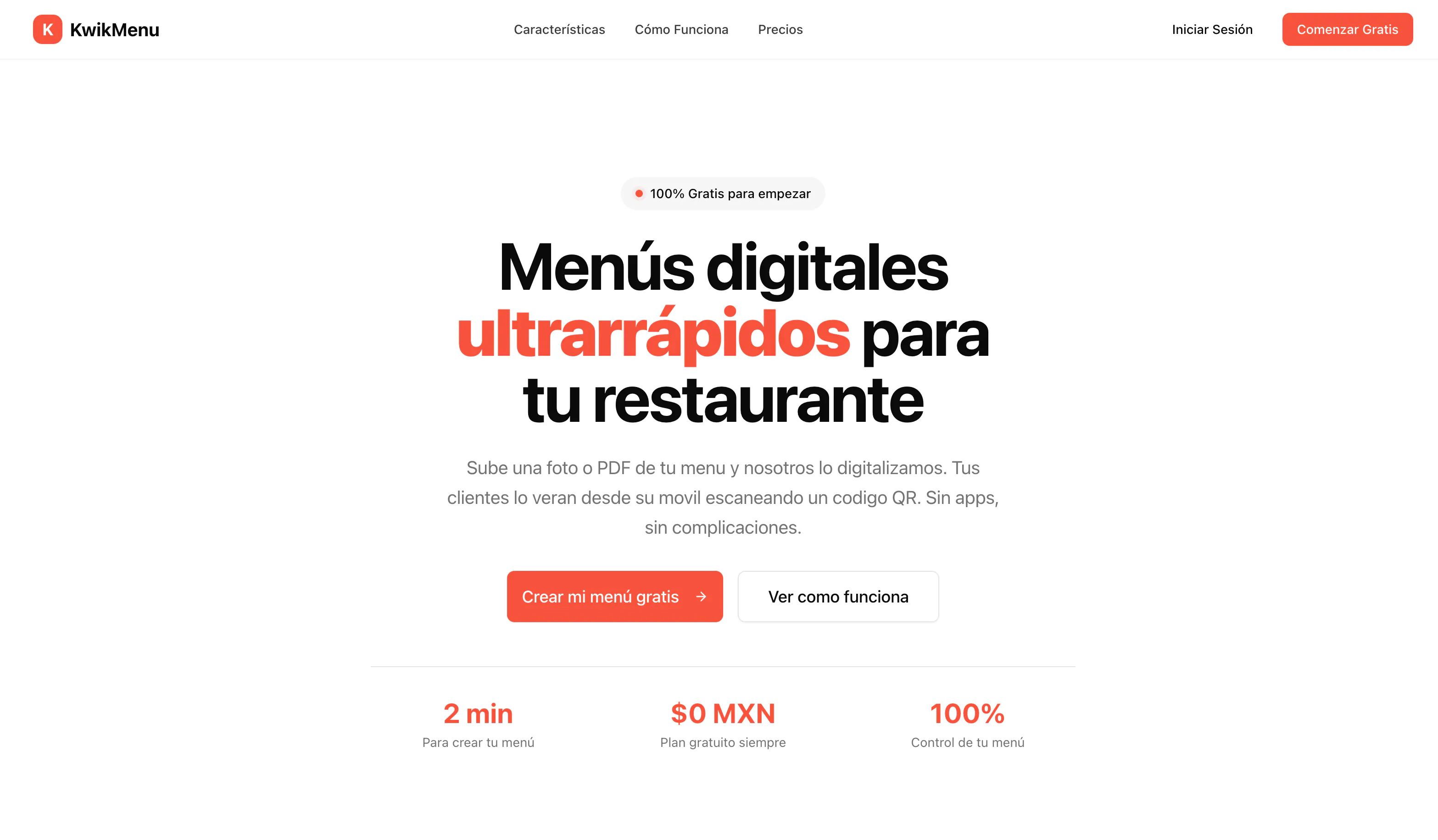 KwikMenu 截图 2