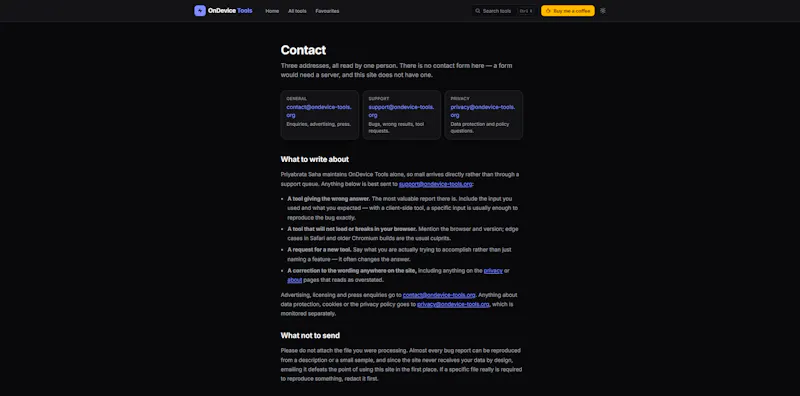 ondevice-tools.org screenshot 3
