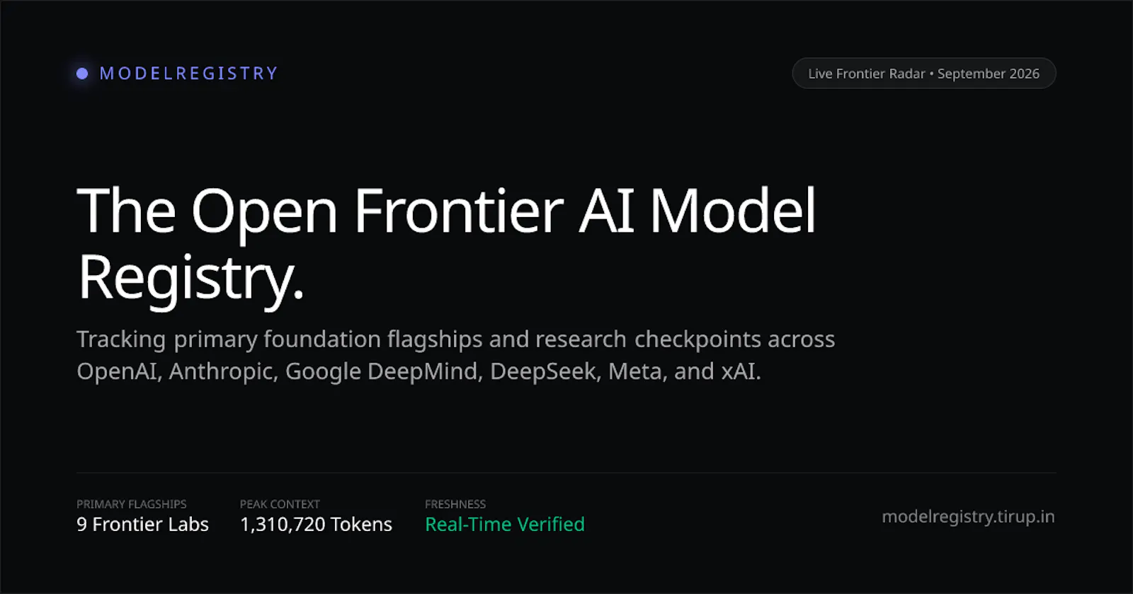 ModelRegistry screenshot 1