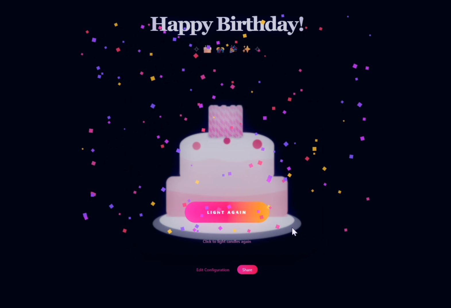 Blow Birthday Candles - Main product screenshot demonstrating key features and user interface
