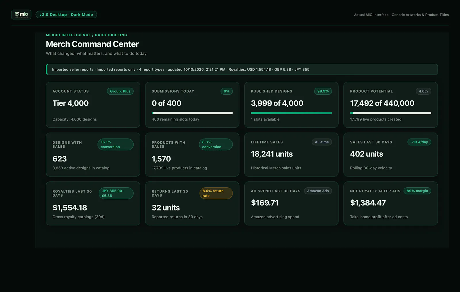 MerchOS - Merch Intelligence OS screenshot 4