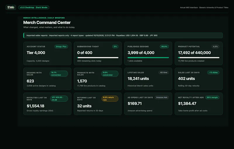 MerchOS - Merch Intelligence OS screenshot 4