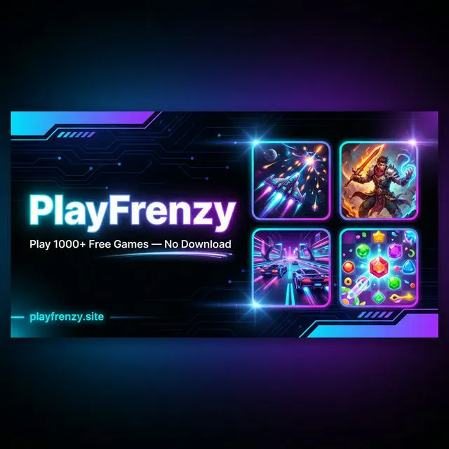 PlayFrenzy.site 제품 배너