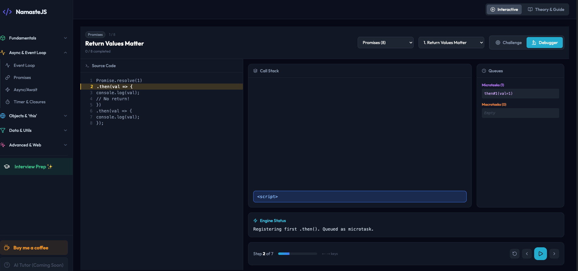 NamasteJS - Screenshot 3 showing product features and functionality