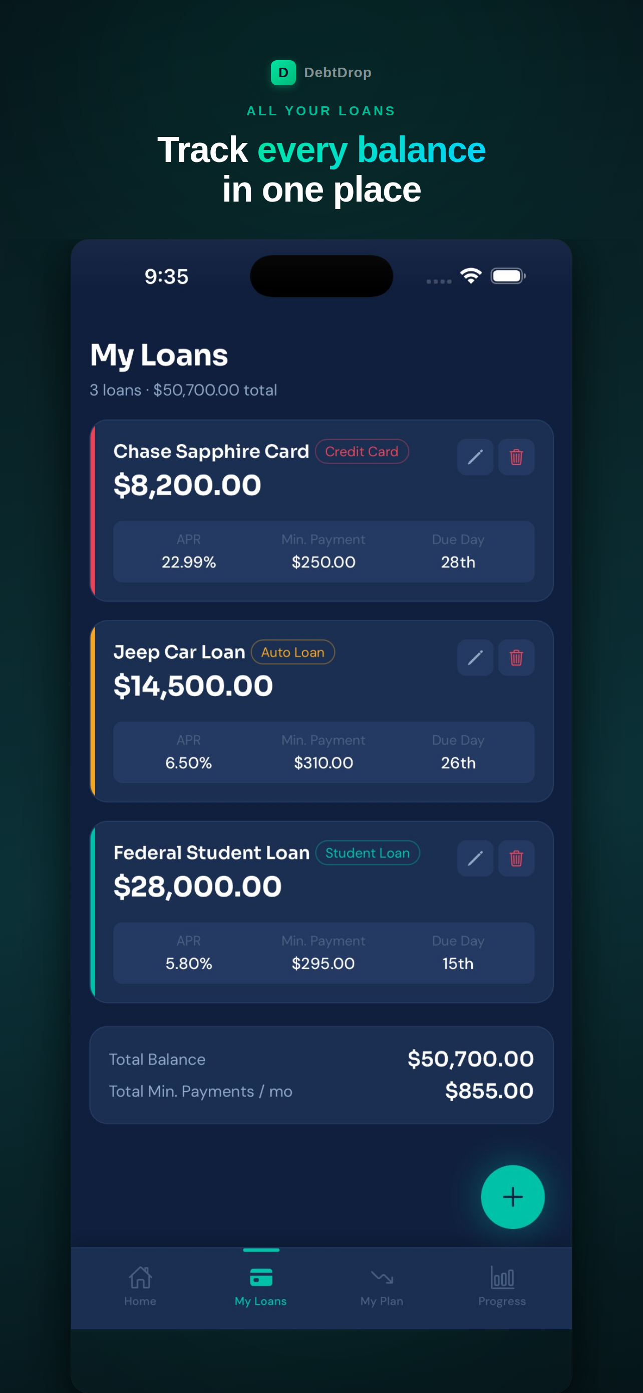 DebtDrop: Debt Payoff Planner gallery image
