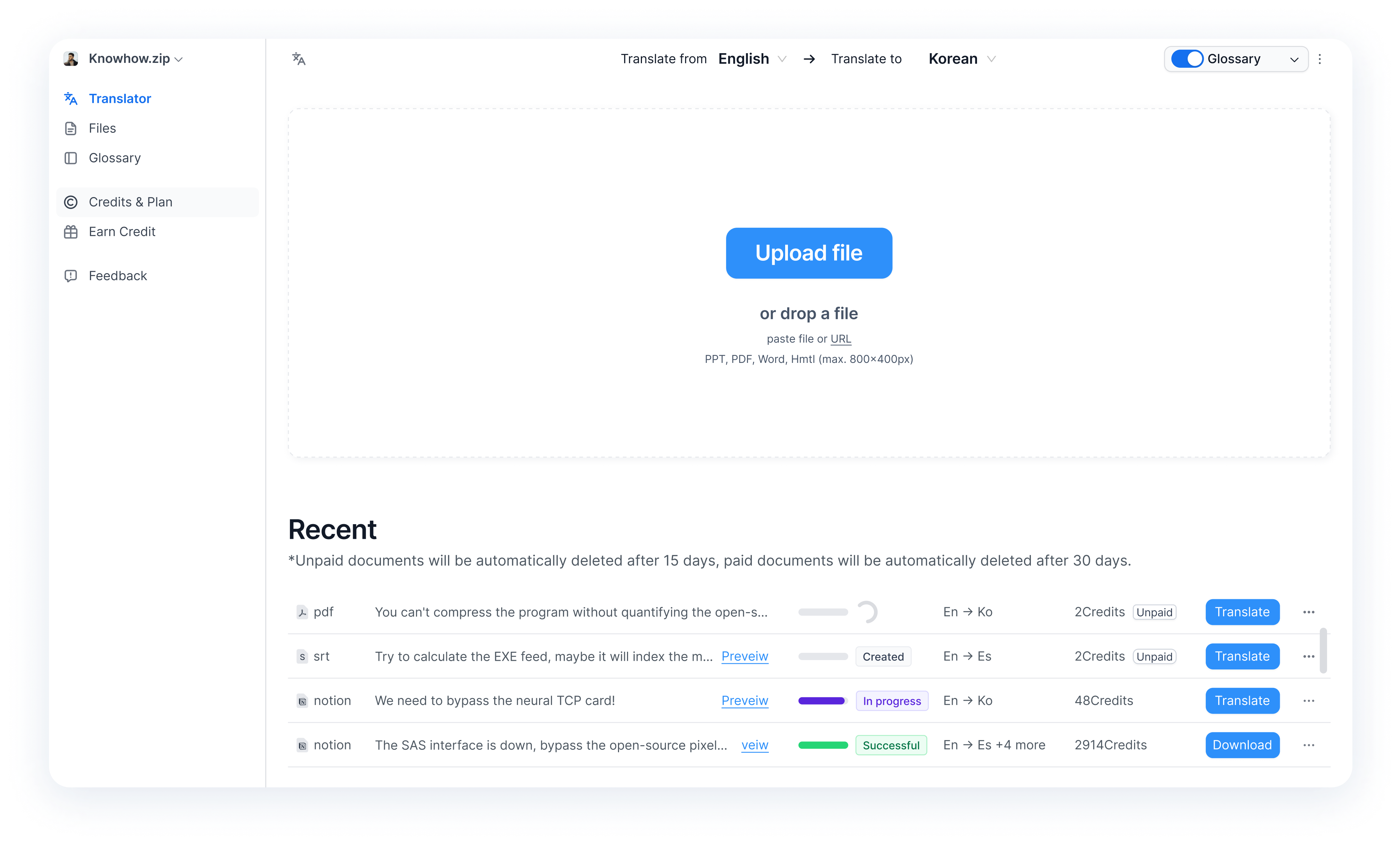 document translator.ai gallery image