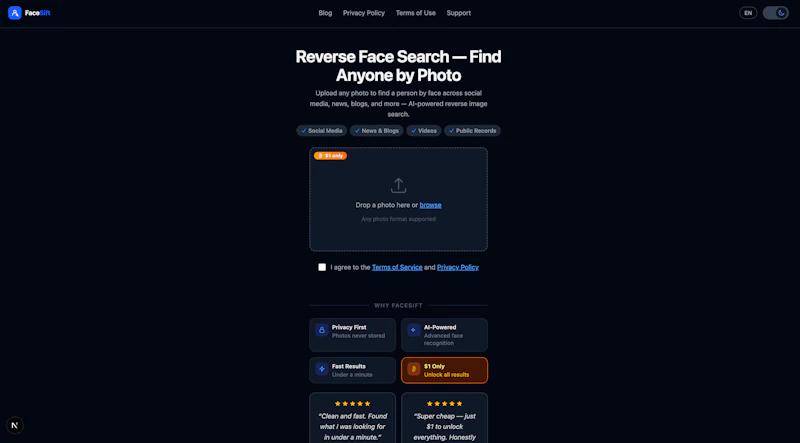 Facesift screenshot 1
