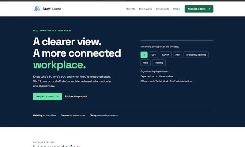 Staff Lume screenshot 1